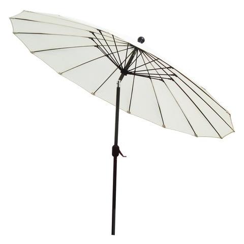 Ombrellone Alluminio Fiber D.2,7 Ecru Palo Centrale - Ombrellone Alluminio Fiber Mt 2,7 Ecru - Foto 1
