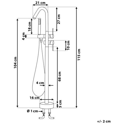 Rubinetteria Freestanding Con Miscelatore Victoria - Foto 29