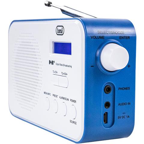 Radio Digitale Portatile Dab 7F92 R DAB / DAB+ Colore Blu - Foto 4