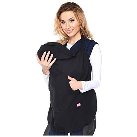 Mija - Maternit Caldo Pile Copertura Universal Carrier Antivento Bambino 4022 (nero)  - Foto 2