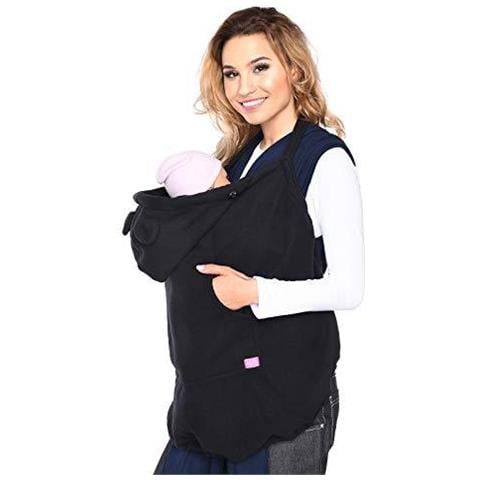 Mija - Maternit Caldo Pile Copertura Universal Carrier Antivento Bambino 4022 (nero)  - Foto 1