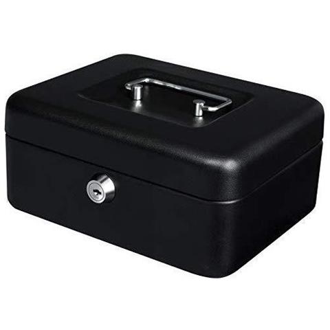 Y-cb0800nfp Box Cash Nero 8 Pollici Di Lunghezza Maniglia Aggiunto Ai Trasporti Cash Organizer Inclusa - Foto 2