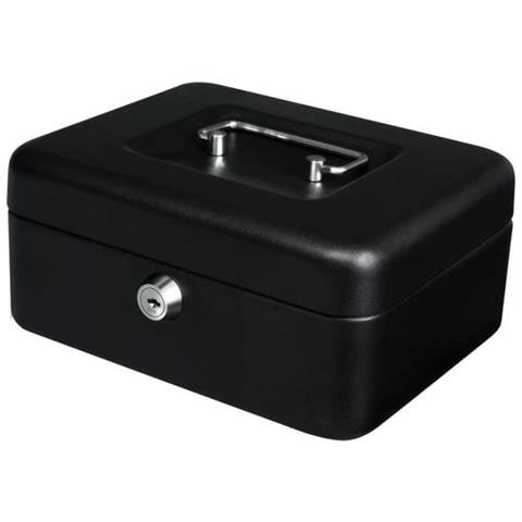 Y-cb0800nfp Box Cash Nero 8 Pollici Di Lunghezza Maniglia Aggiunto Ai Trasporti Cash Organizer Inclusa - Foto 1