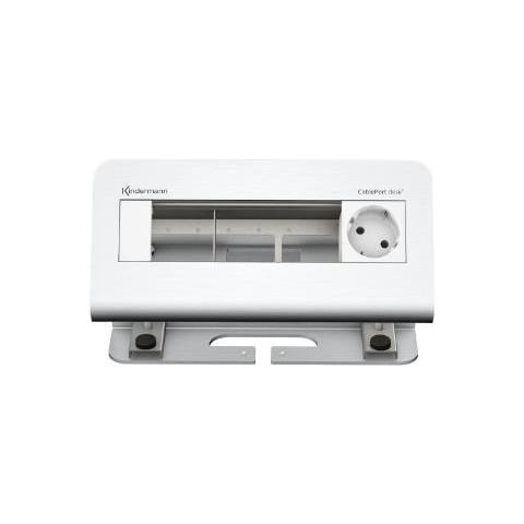 Cableport Desk 4-fold - Steckdosengehuse - Oberflche Montierbar - Strom (7430000051) - Foto 2