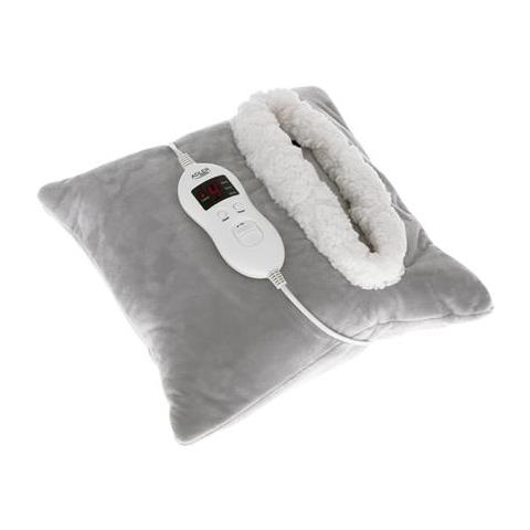 Ad 7412 Cuscino Termoforo 8 Livelli Temperatura, Timer, Spegnimento Automatico, Lavabile 80 W Grigio /bianco - Foto 7