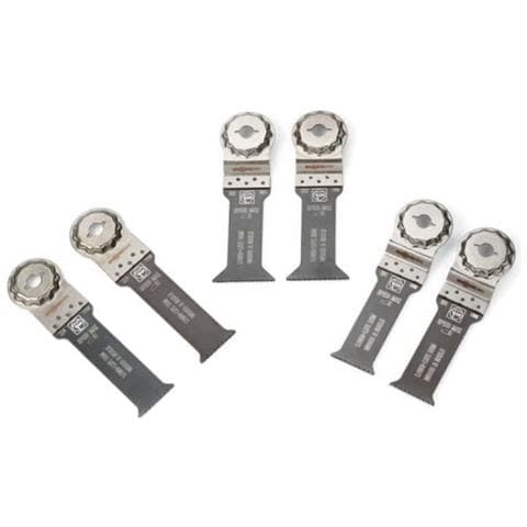 Best Of E-cut Set Di 6 Lame Starlock Max Wood & Metal (35222967050) - Per Utensile Ad Oscillazione Multimaster - Foto 2