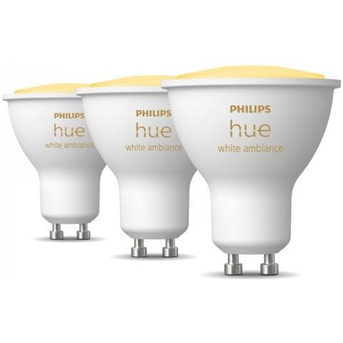 Hue White Ambiance Gu10 - Confezione Da 3 - Foto 1