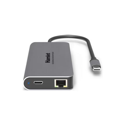 Docking Station Universale per Notebook PD200 5x USB 3.2 / HDMI / RJ-45 Monitor 4K Grigio + Power Delivery 87W - Foto 2
