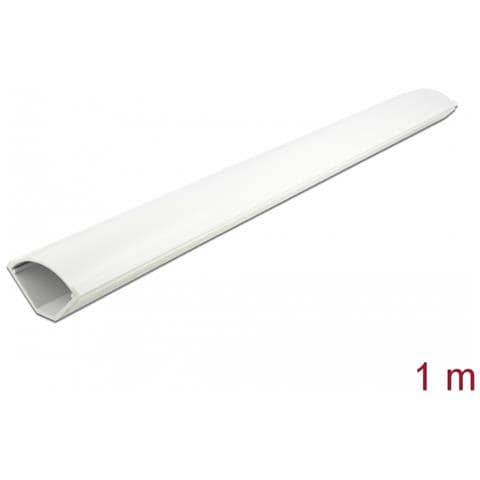 Passacavi angolare 56 x 32 mm - lunghezza 1 m bianco - Foto 3