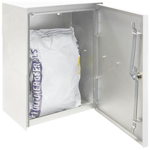 Bigpack Ep2001 Cassetta Postale In Acciaio Per Posta E Pacchi Grandi, Cassetta Deposito Pacchi, Bianca - Foto 3