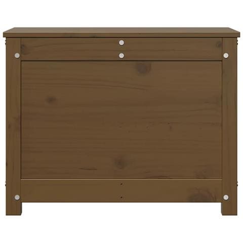 Contenitore Portaoggetti Miele 60x32x45,5cm Legno Massello Pino - Foto 10