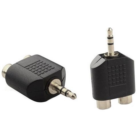 To-ad-104 Adattatore Audio Jack 3,5mm Maschio To 2x Rca Femmina Black - Foto 1