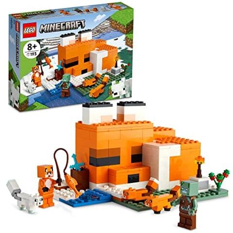 Minecraft The Fox Lodge 21178 Kit Di Costruzione E Set Da Gioco Per La Casa Dei Giocattoli, Ottimo Regalo Per Bambini E Giocatori Dagli 8 Anni In Su (193 Pezzi) - Foto 1