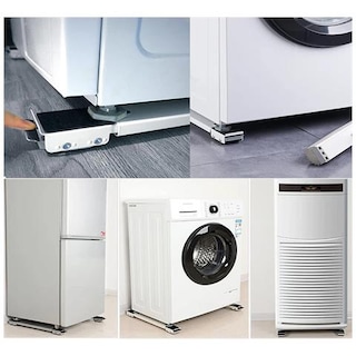 Telaio Base Lavatrice Con 4 Piedini, Supporto Lavatrice Regolabile