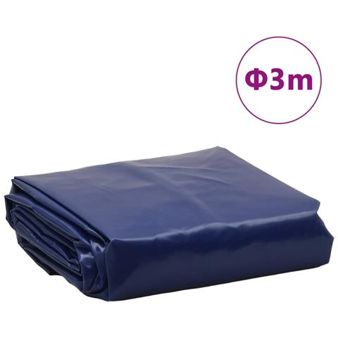 Telone Blu diametro 3 m 650 g /m² - Foto 9