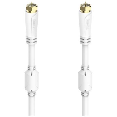 00205253 cavo coassiale 5 m F Bianco - Foto 1