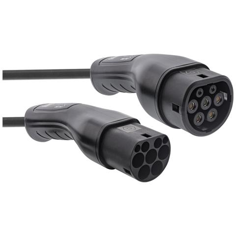 Cavo per Caricabatterie Auto EV 22kW Tipo2 Trifase 5m - Foto 4