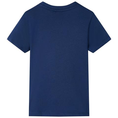 Maglietta Da Bambino A Maniche Corte Blu Scuro 92 - Foto 2