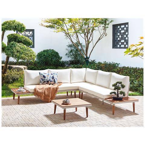 Set Da Giardino Bianco Sporco 5 Posti Corato - Foto 1