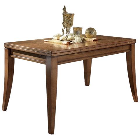 Tavolo Rettangolare In Legno Di Frassino Tinta Noce 160x85x79 - Foto 1