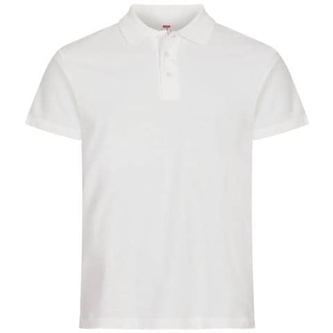 Basic Polo Bianco Avorio S - Foto 1