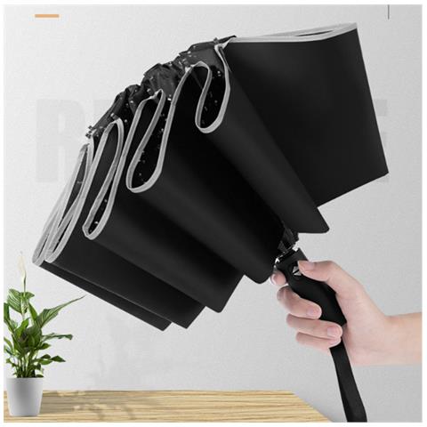 Ombrello Automatico Inverso - Antivento E Compatto Black - Foto 4