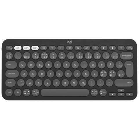 Tastiera Wireless 5099206111394 (Layout Danese) Colore Grafite - Foto 1