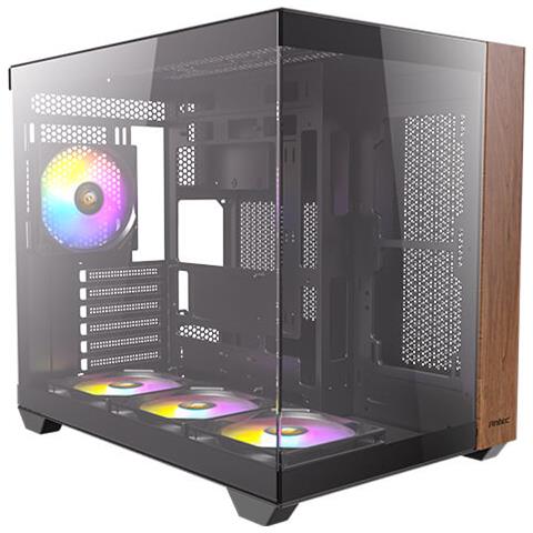 Cx800 Argb White Midi-tower Atx, Micro-atx, Mini-itx Pannello Frontale E Laterale In Vetro Temperato 3 Ventole Argb 120mm Bianco - Foto 2
