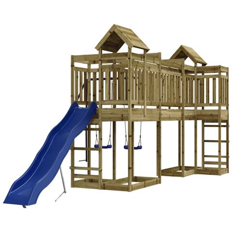 Set Da Gioco Da Esterno In Legno Di Pino Impregnato - Foto 3