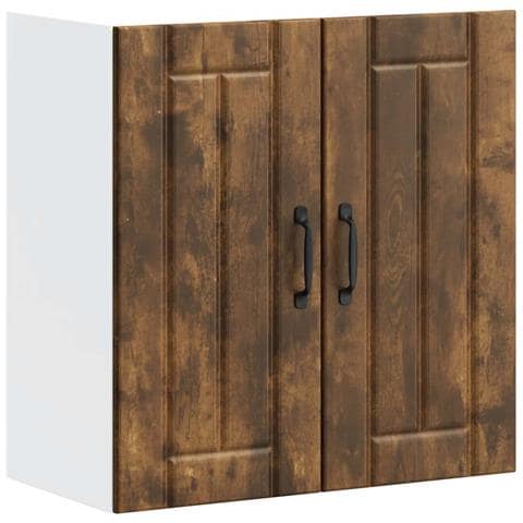 Pensile Da Cucina Lucca Rovere Fumo In Legno Multistrato - Foto 2