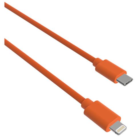 Cavo Di Ricarica E Sincronizzazione Da Lightning A Usb-c Pd 3a Pop Collection 1,5m, Arancione - Foto 2