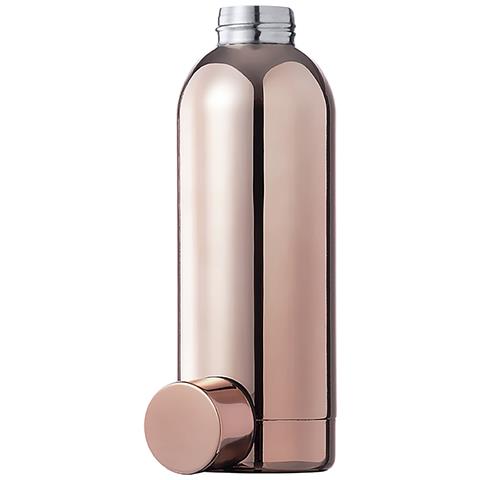 Bottiglia In Acciaio Inox Ramato Zincato 750 Ml 7,3x7,3x22,5 Cm. Colore Rame - Foto 3