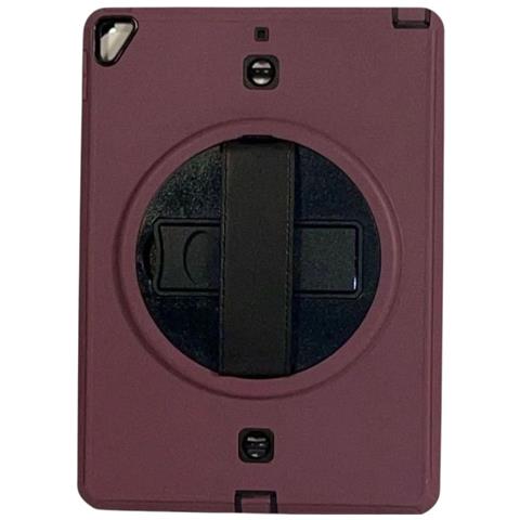 Etui Antishock Con Supporto Rotante Per Ipad 10.2"" 2021/20 - Colore Bordò - Foto 1