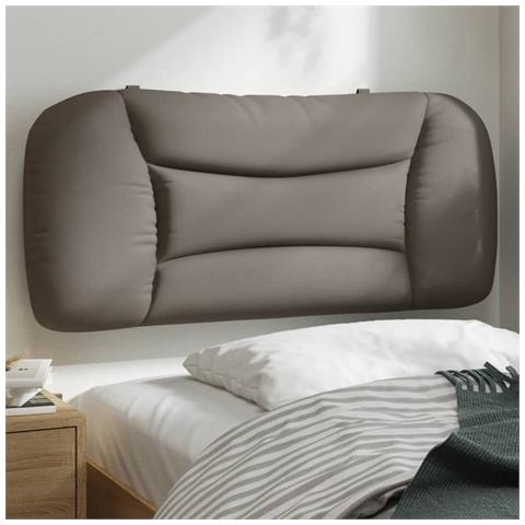 Lusso Casadino -  Cuscino Testiera Hvar Tortora 90 Cm In Tessuto - Foto 8