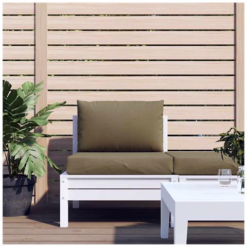 Cuscini Per Pallet 2 Pz Tortora Mélange In Tessuto - Foto 2