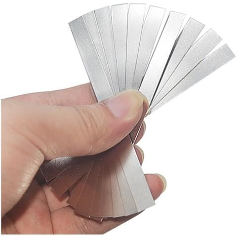 Linguette Per Batterie In Acciaio Nichelato, Confezione Da 100 10x0.8x0.015 Cm - Foto 1