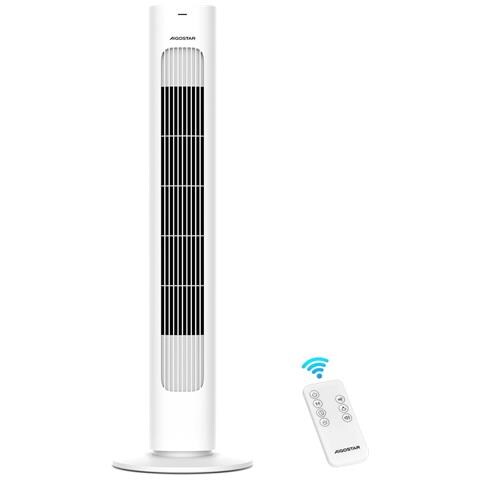 Ventilatore A Torre Silenzioso Potente 3 Velocita 82 Cm 50 Watt Timer - Foto 1