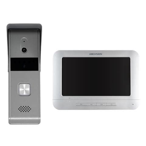 DS-KIS203T sistema per video-citofono 17,8 cm (7") Grigio, Bianco - Foto 1