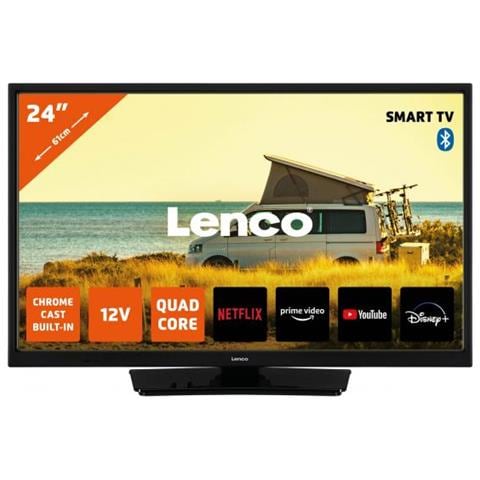 Led-2463bk (v2) 61 Cm (24"""") Hd Smart Tv Wi-fi Nero 300 Cd /m - Foto 1