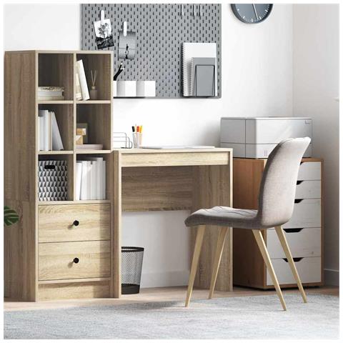 Scrivania Quercia Sonoma Legno ingegnerizzato 70 x 40 x 76 cm - Foto 2