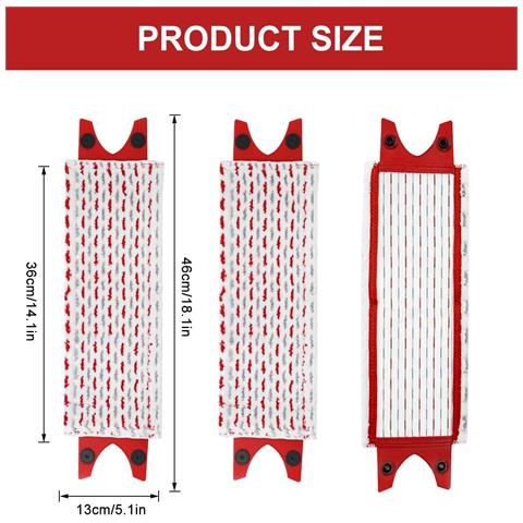 Ricambio In Microfibra Bicolore Per Vileda Ultramax, 2 Pezzi, Per Scopa Elettrica - Foto 2