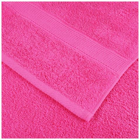 Asciugamani per Ospiti SOLUND 10 pz Rosa 30x50 cm 600 g/m² - Foto 7