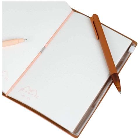 Taccuino Di Viaggio Formato B6 Con 2 Taccuini Intercambiabili E Tasca, Rosa - Foto 2