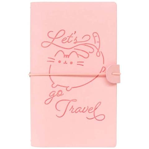 Taccuino Di Viaggio Formato B6 Con 2 Taccuini Intercambiabili E Tasca, Rosa - Foto 1