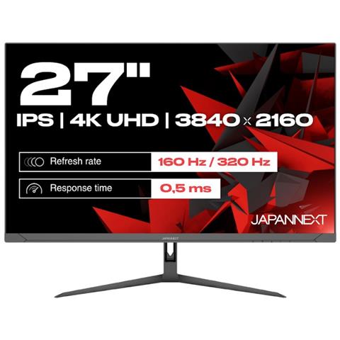JN-I270UHD16FHD32 Monitor PC 68,6 cm (27") 3840 x 2160 Pixel 4K Ultra HD LED Nero - Foto 2