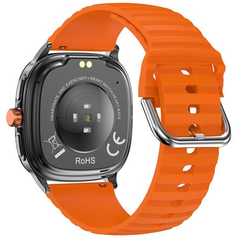 Smartwatch Multifunzionale Con Schermo Amoled, Chiamata Bluetooth E Monitoraggio Della Salute Orange - Foto 3