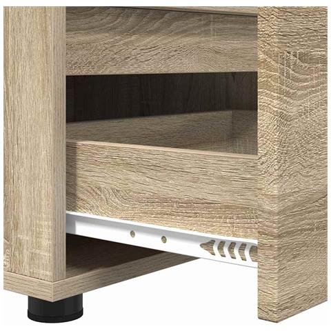 Mobile TV Rovere Sonoma 100 x 48 x 43 cm Legno multistrato - Foto 9