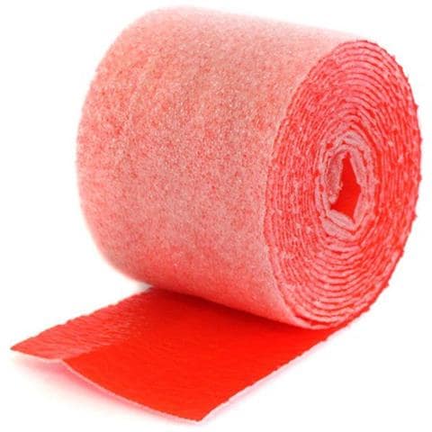 Isolamento Tubi  Nastro Isolante Rosso Con Pellicola Protettiva Pe  100mm - Foto 1