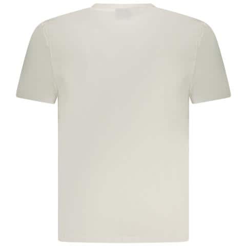 MAGLIETTA DA UOMO A MANICHE CORTE NORVEGIA 1963 BIANCA - Colore: Bianco, Taglia: M - Foto 2