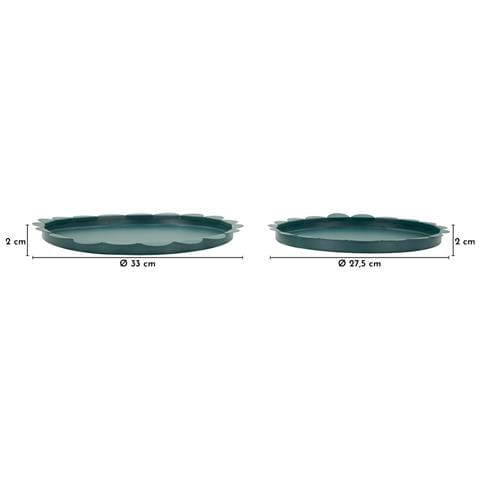 Vassoio Vkh1128-ottanio-metallo-33x33x2 Cm - Foto 6
